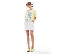 French Connection - Barnet - Pantaloncini in cotone bianchi-Bianco 46