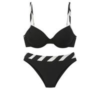 FRENCH CONNECTION Bikini nero / bianco Donna FRENCH CONNECTION MxC nero / bianco