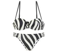 FRENCH CONNECTION Bikini nero / bianco Donna FRENCH CONNECTION XLxB nero / bianco