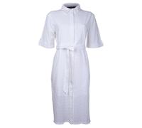 French Connection Broderie Shirt Dress Midi White Taglia: 12 | Abiti in T-Shirt Outlet | Donna | Bianco