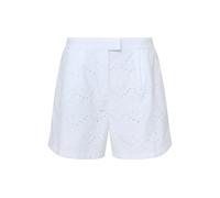French Connection Broderie Shorts Linen White/multi Taglia: 10 | Pantaloncini Outlet | Donna | Bianco