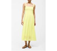 French Connection Broderie Strap Dress M Ss25 Lemon Gelato Taglia: 12 | Abiti Midi Outlet | Donna