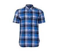 French Connection Checked & Stripe Pocket Ss Blue Stone Taglia: S | Camicie Casual Outlet | Uomo | Blu