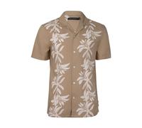 French Connection Climber Viscose Ss Stone Taglia: M | Camicie Casual Outlet | Uomo |