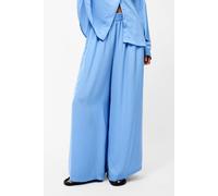 French Connection Damasco Air Flo Poly Wide Trsr Cornflower Blue Taglia: M | Pantaloni a zampa di elefante Outlet | Donna | Blu
