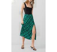 French Connection Dani Check Delphine Skirt Jelly Bean/forest Taglia: 16 | Minigonne Outlet | Donna