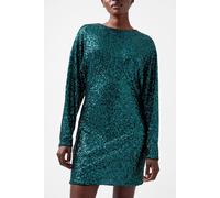 French Connection Elena Sequin Bow Back Dress Forest Taglia: 8 | Abiti Mini Outlet | Donna