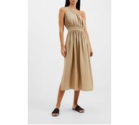French Connection Faron Midi One Shoulder Dress Brown Taglia: 6 | Abiti Midi Outlet | Donna | Marrone
