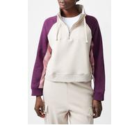 French Connection Fc Panel Zip Funnel Sweat Blackberry/foxglove Taglia: XL | Maglioni Outlet | Donna | Nero