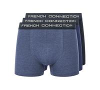 French Connection FC15 3 Pack Boxer Corti Casual Uomo Comfort Intimo Navy Blu