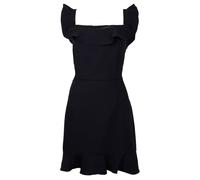 French Connection Frill Bardot Tlrd Dress Short Black Taglia: 10 | Outlet | Donna | Nero