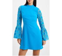 French Connection Garnet Velvet Lace Mini Dress Blue Taglia: 12 | Abiti Mini Outlet | Donna | Blu