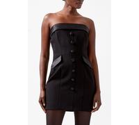 French Connection Gemma Carey Satin Straplss Drs Blackout Taglia: 10 | Abiti Mini Outlet | Donna | Nero