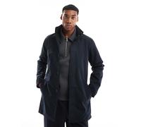 French Connection - Giacca impermeabile foderata con collo a imbuto blu navy S