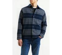 French Connection Heavy Twill Stripe Blue Taglia: XS | Camicie Casual Outlet | Uomo | Blu