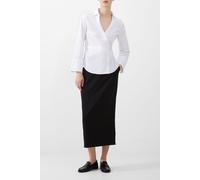 French Connection Isabelle Poplin Asymmetric Shi Linen White Taglia: M | Magliette intime Outlet | Donna | Bianco