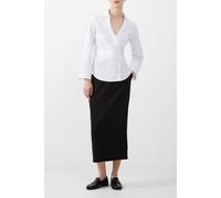 French Connection Isabelle Poplin Asymmetric Shi Linen White Taglia: M | Magliette intime Outlet | Donna | Bianco