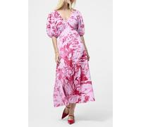 French Connection Isla Odette Twist Neck Tea Drs Violet Pink Multi Taglia: 6 | Maxi abiti Outlet | Donna | Rosa