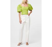 French Connection Islay Linen Puff Slv Top Cactus Green Taglia: 14 | Magliette intime Outlet | Donna | Bianco