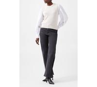 French Connection Klara Flec Mix Jumper Grey Oatmeal Mix Taglia: XL | Maglioni a maglia Outlet | Donna | Grigio