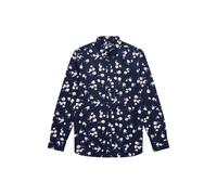 French Connection Large Floral Ls Marine Taglia: M | Camicie Casual Outlet | Uomo