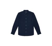 French Connection Linen 22 L/s Trim Marine Taglia: M | Camicie Casual Outlet | Uomo | Bianco