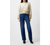 French Connection Martina Graphic Jumper Incense/classic Crm Taglia: L | Maglioni a maglia Outlet | Donna | Marrone
