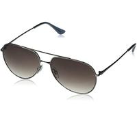 French Connection Occhiali da sole aviatore da uomo, montatura blu, lenti blu (61), confezione da 1