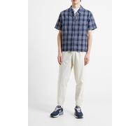 French Connection Pendine Check Ss Shirt Marine Multi Taglia: M | Camicie Casual Outlet | Uomo