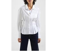 French Connection Rhodes Poplin Shirt White Taglia: M | Cappotti Outlet | Donna | Bianco