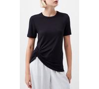 French Connection Rianna Ruched S/s Tee Black Taglia: M | Maglie Sportivi Outlet | Donna | Nero