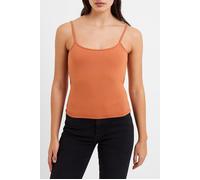 French Connection Roy Viscose Elastane Cami Brown Taglia: XS | Canottiere Outlet | Donna | Marrone