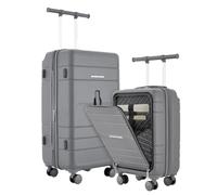 French Connection Set di valigie da 2 pezzi, Grigio (quiet shade), Set di valigie da 2 pezzi