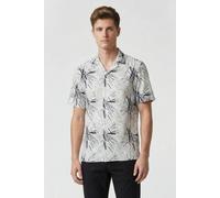 French Connection Splat Viscose Revere Short Sleeve White Taglia: XL | Camicie Casual Outlet | Uomo | Bianco