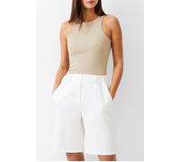 French Connection Tailored Short Summer White Taglia: 10 | Outlet | Donna | Bianco