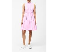 French Connection Tiered Poplin Mini Dress Strawberry Shake Taglia: M | Abiti Mini Outlet | Donna
