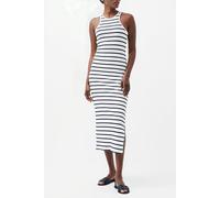 French Connection Tommy Rib Stripe Racer Bk Dres White Taglia: XS | Abiti Midi Outlet | Donna | Bianco