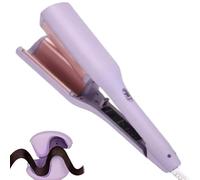French Curls Iron, French Wave Curling Irons, Create Frizz-Free Curls Effortlessly Curling Irons Travel Curling Iron (Purple)