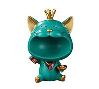 French Decorative Key Bowl, Desk Decoration Sculpture, Home Decor Key Bowl Decoration, for Decoration Hallway Living Room Storage Box,Green D