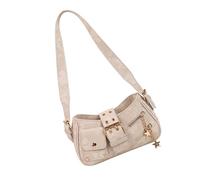 French Elegant PU Leather Azzurra Borsa Casua A Tracolla Casualmente Borsa Leggera Pratica Con Tasche Multiple Per Donne Traveling Friendly Crossbody