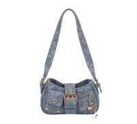 French Elegant PU Leather Azzurra Borsa Casua A Tracolla Casualmente Borsa Leggera Pratica Con Tasche Multiple Per Donne Traveling Friendly Crossbody
