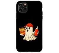 French Fries Halloween Ghost Foodie Halloween Delivery Man Custodia per iPhone 11 Pro Max