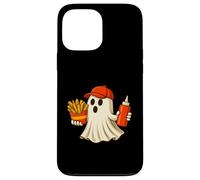 French Fries Halloween Ghost Foodie Halloween Delivery Man Custodia per iPhone 13 Pro Max