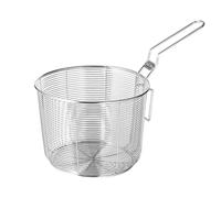 French Fry Basket - 6 Pack Tabletop Presentation Server, Stainless Steel Chip Drainer, Mini Gastropub Serving Pouch, Professional Diner Side Dish Holder, Rust Resistant Wire Mesh | for Onion Rings