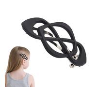 French Hair Clips, Retro Claw Clips, Flat Non-Slip Grip Design, Lightweight ABS Build, For Extension Blending Wet Styling Nurse Gym Daily Use, 3.15x1.57x0.59 Inches Black 1 Piece
