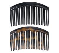 French Hair Comb, 23 Tooth Twist Hairpin Headpiece, Elegant Styling Clip Accessory, 3.15 Inches Decorative Clamp Barrette for Bridal Updos, Braiding, Wedding, Bridesmaid Hairstyles