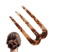 French Hair Pins, Daily Use Accessories Hairstyle, 3.94x1.97x0.79 inches Adorable U-Shaped Pins, Vintage Clips Thick and Long Hair, Suitable for Women Fashion Equipment