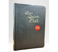 French Large Print Bible, Segond 1910, Leather, Red Letter