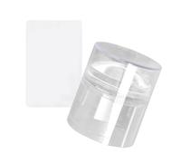 French Manicure Stamp Tool Nails Art Stamper Base Piastra E Flessibile Silicone Trasferimento Accessori Nail Stamp Kit