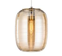 French Minimalist Style Glass Hanging Lamp, E27 Base Personality Single Head Ceiling Lighting Fixtures, Restaurant Hotel Balcony Decoration Pendant Light